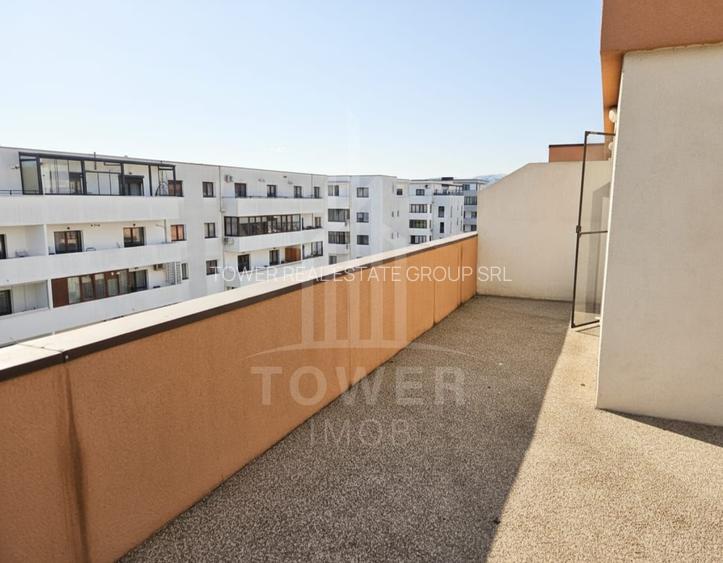 Penthouse 116 mp, terasă generoasă- vedere panoramică, compartimentare excelenta - 9
