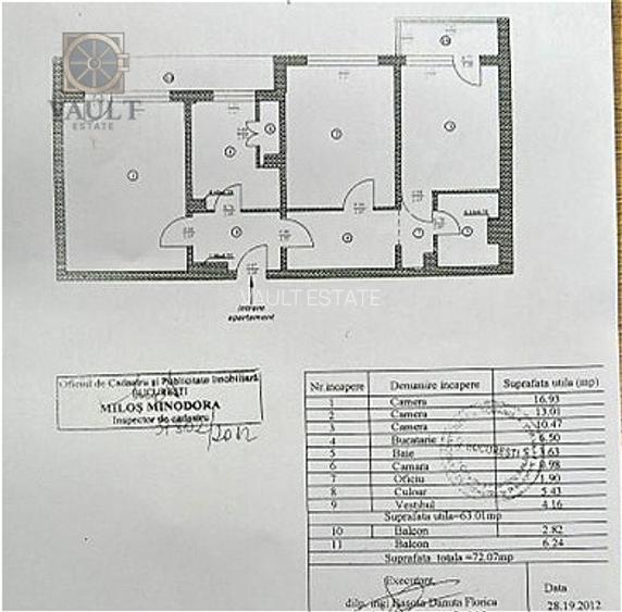 Apartament 3 camere -1 minut de mers pe jos pana la metrou Gorjului - 1