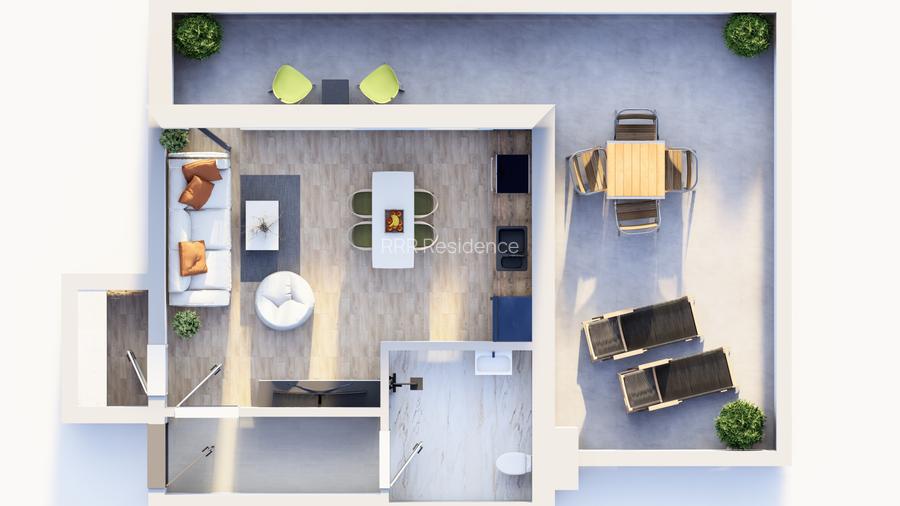 Garsoniera 64m.p, incalzire pardoseala bloc nou  Sos Giurgiului, predare 10/2025 - 3