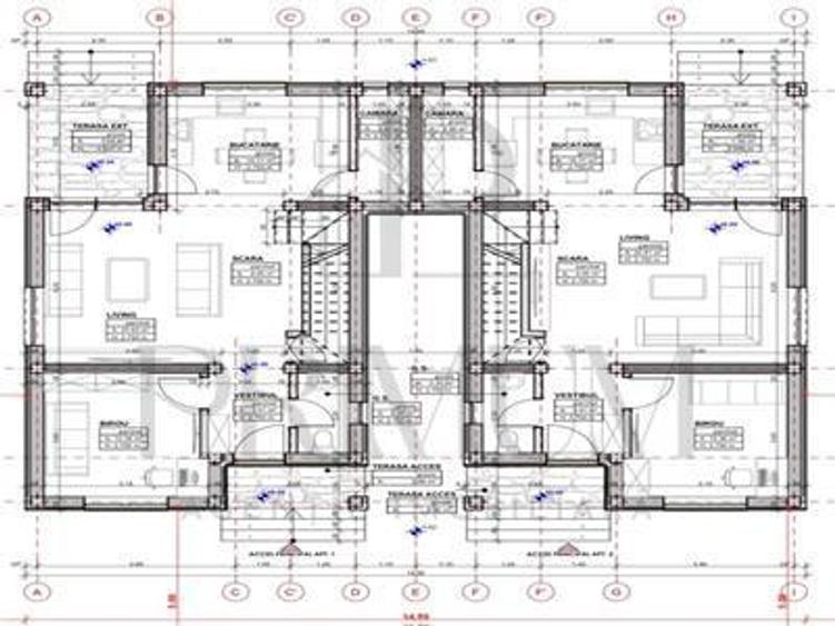 Duplex individual superb - 5 camere - zona excelenta - canalizare - despartit pr - 12