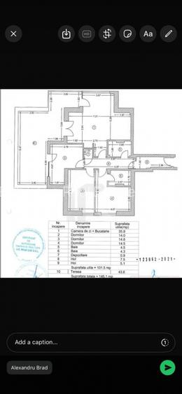 Ap. 4 camere | Terasă spectaculoasă 45 mp | Prima închiriere | Northside Park - 14