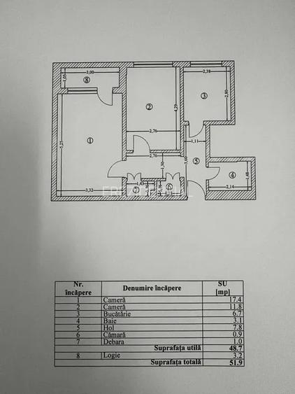 Apartament 2 camere-decomandat-zona Titan - 8