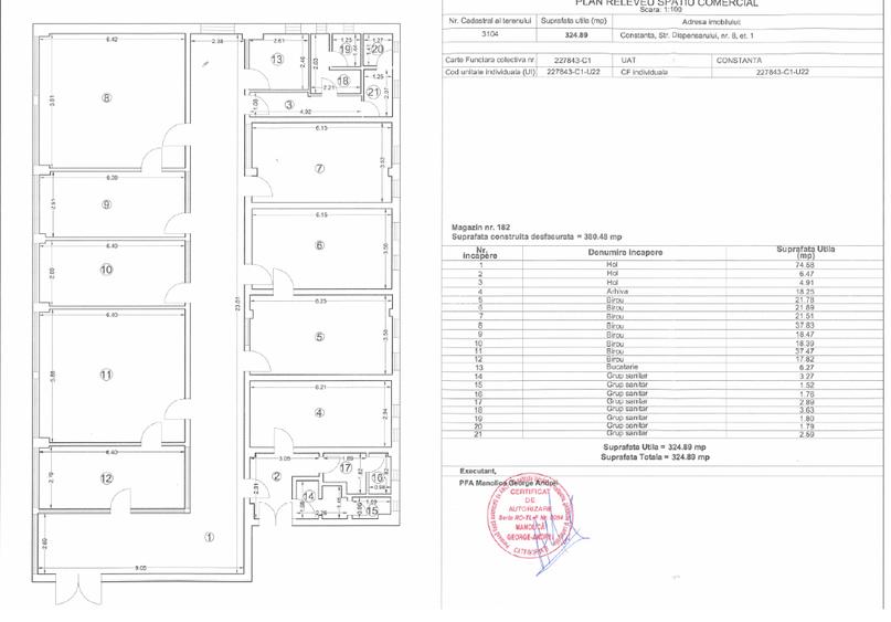 Tomis nord - etaj 1- spatiu comercial 430 mp - 10