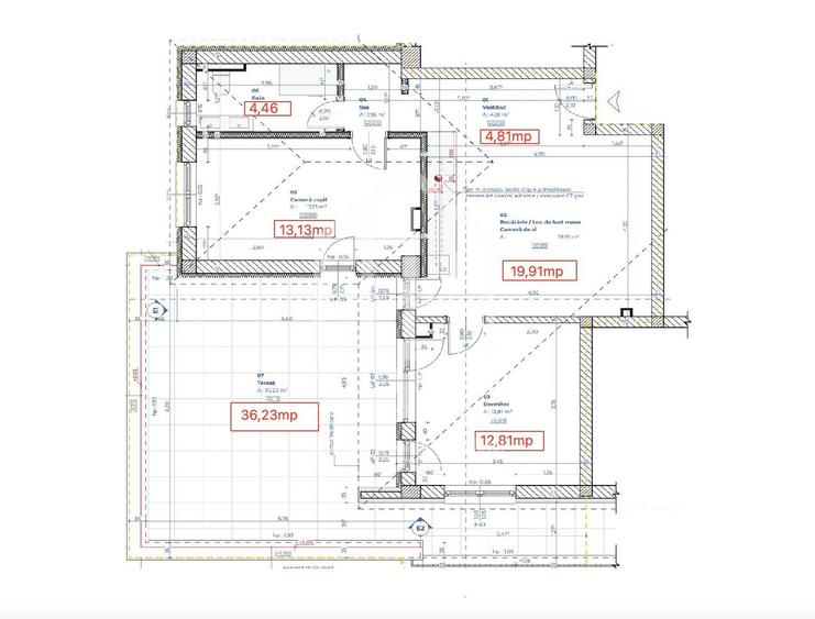 Penthouse cu 3 camere, 59mp utili+terasa (36mp), 2 parcari, Turnisor - 1