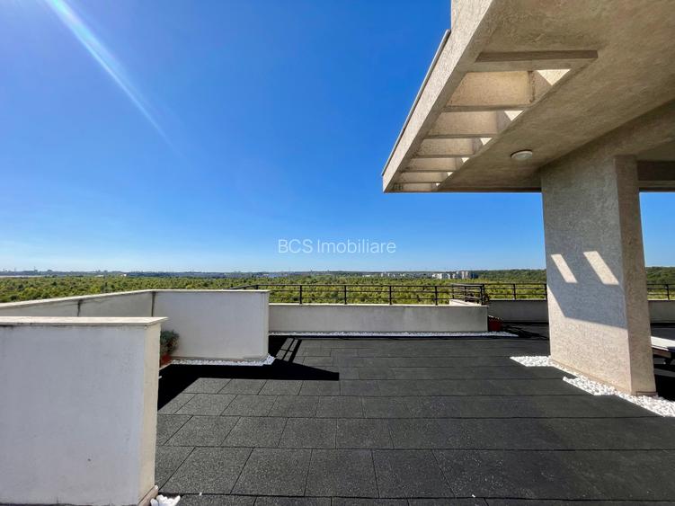Închiriere Penthouse 250 mp utili + 320 mp terasă panoramică | Baneasa - 29
