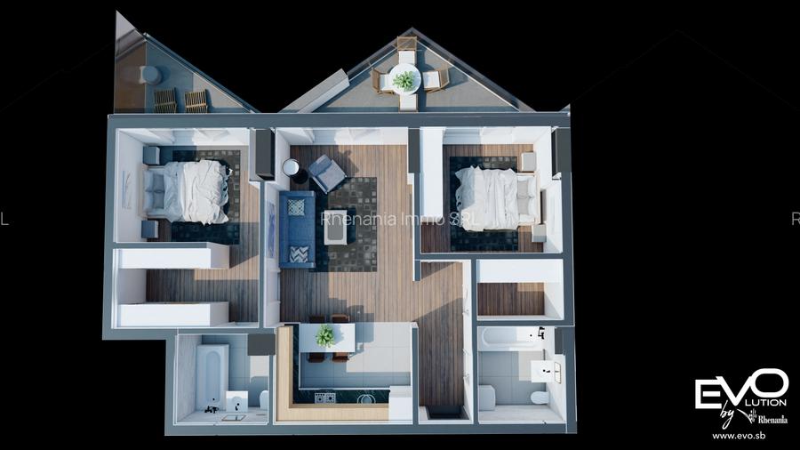 AP. 3 CAMERE | 2 TERASE | DEBARA | SHOPPING CITY SIBIU | Evolution Apartments - 4