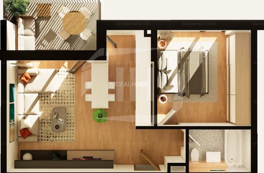 Apartament 2 camere, intermediar,  bloc premium - 5