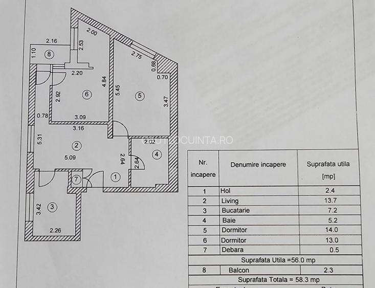 Apartament 3 camere | Bucurestii Noi | M. Laminorului 5' | Loc parcare | 2013 - 12