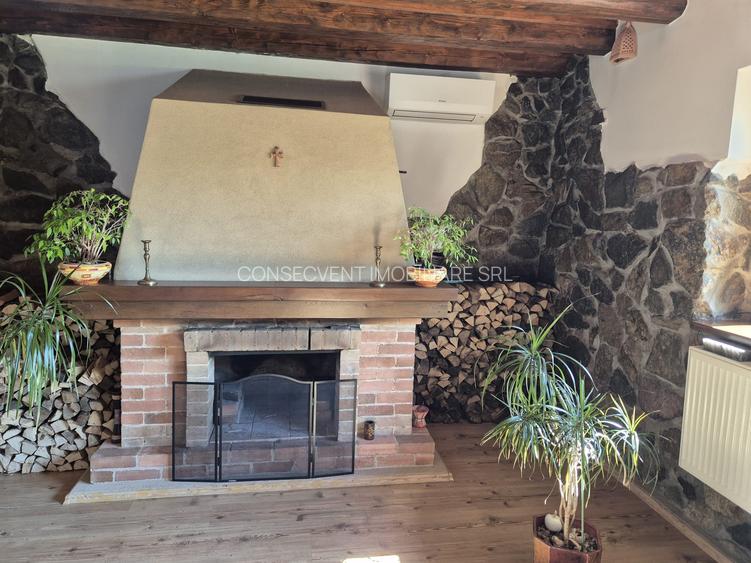 CASA 3 dormitoare, stil rustic-contemporan utilată complet, comision 0 - 16
