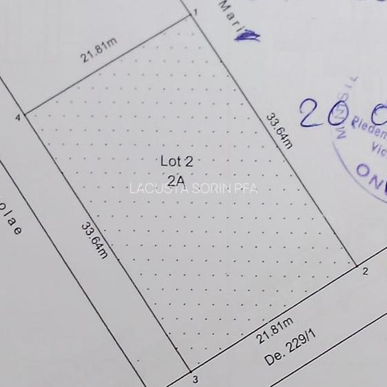 Branesti - Pasarea, 730mp, dubla dubla deschidere, - 2