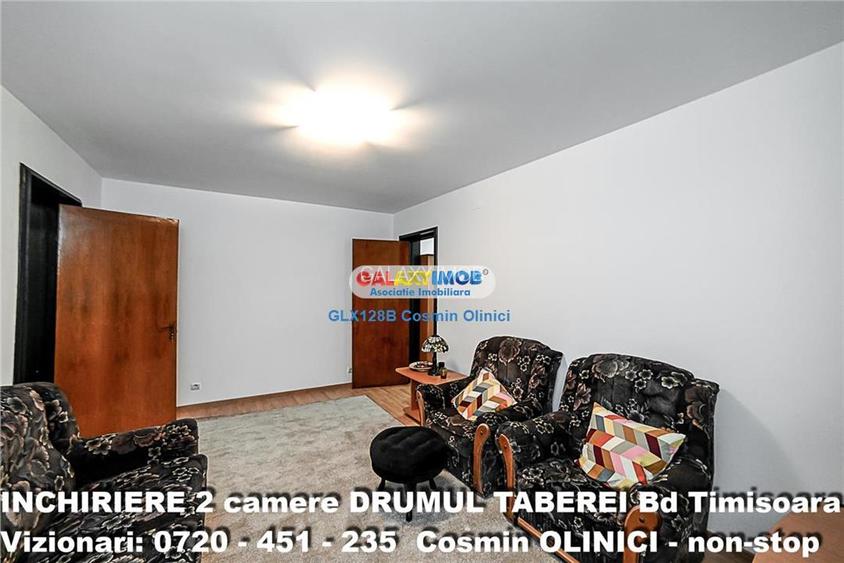 2 camere Drumul Taberei - Bd Timisoara 52 - 10 min metrou - 3