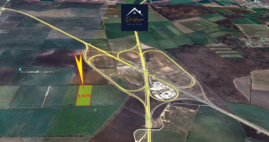Teren Intravilan | Tunari 8,16 Ha | Nod A0-A3 | Terminal 2 Otopeni - 3