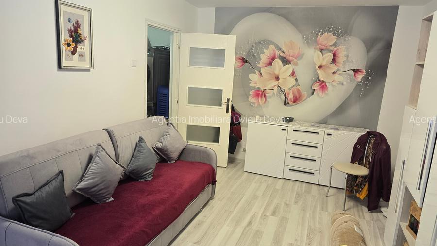 Vand garsoniera in Deva, zona Eminescu (Micro 15), parter inalt, mobilata - 3