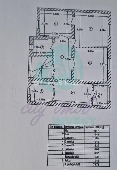 JUMATATE DE VILA  INTERBELICA- CURTE PROPRIE- ROND ALBA IULIA-DECEBAL - 10