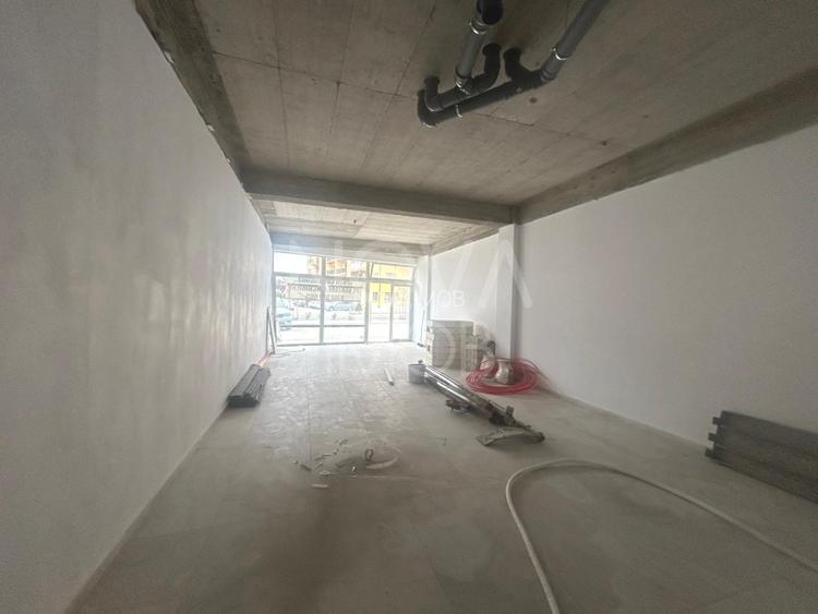 Spatiu comercial de inchiriat 120 mp - vitrina la strada - Selimbar, zona Brana - 2