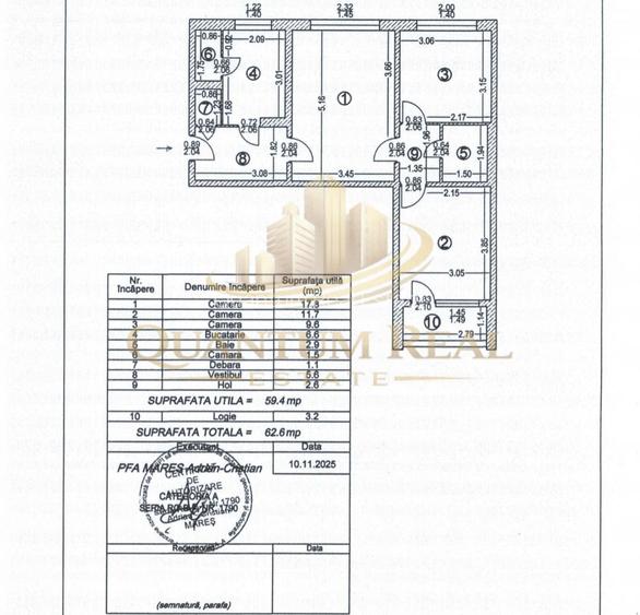 Apartament 3camere -Piata Straduintei, sector4 -posibilitate centrala - 4