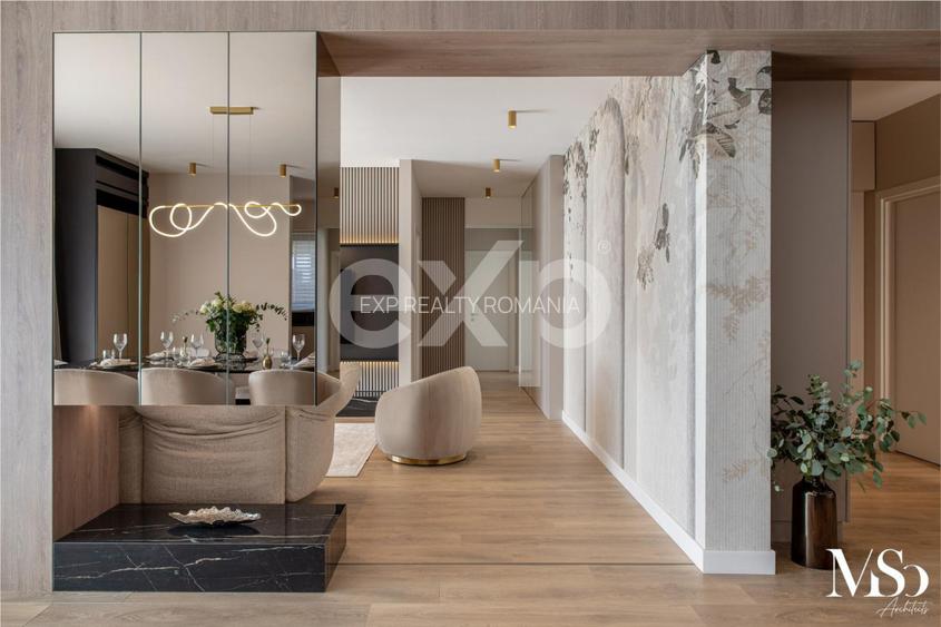 Ap superb de inchiriat Herastrau- 5 camere- mobilat si utilat- 2 locuri de parca - 3