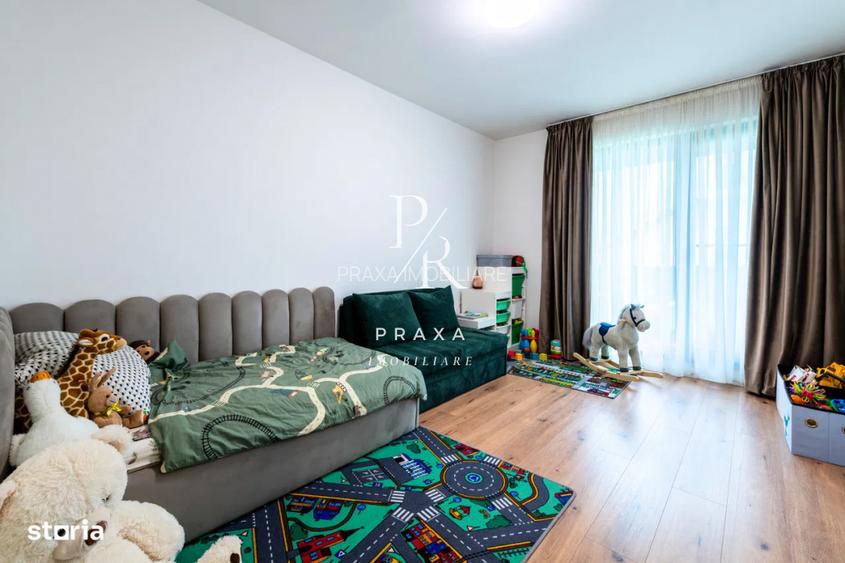 Apartament 3 camere, complet mobilat, terasa 31 mp, parcare, zona Vivo - Metro - 6