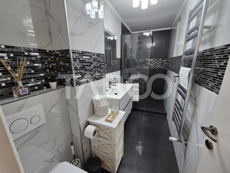 Apartament 2 camere de inchiriat mobilat modern pivnita Dioda Sibiu - 8