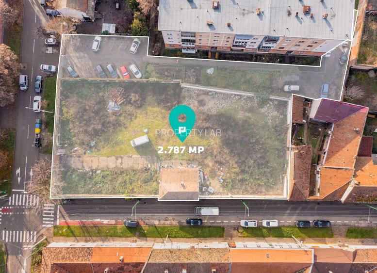 Teren cu PUZ pentru blocuri - 2727 mp - 2