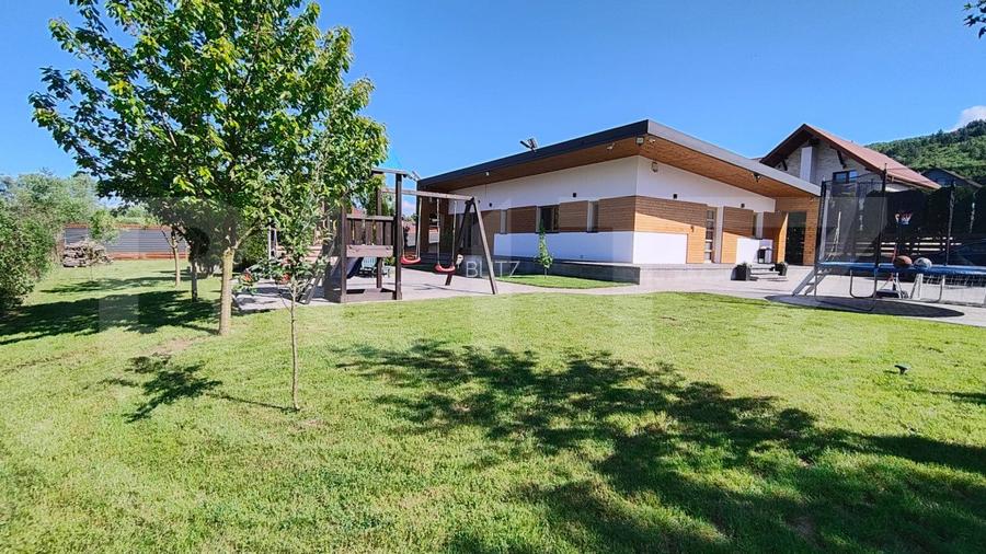 Casa individuala cu 4 camere, mobilata si utilata, incalzire in pardoseala Gilau - 2