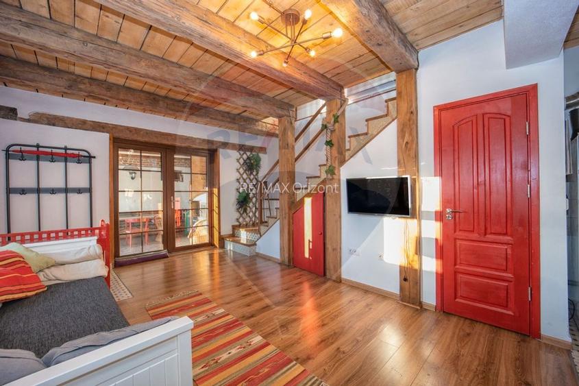 Casă cu două corpuri, teren 835 mp, str. I.L. Caragiale, Râșnov - 6