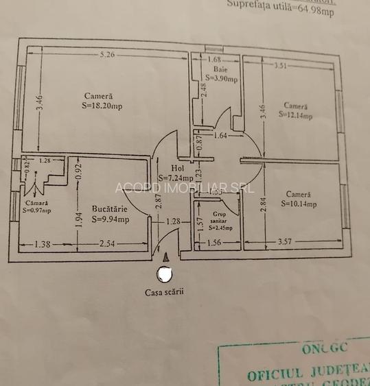 Poarta 6 piata-apartament 3 camere decomandat cu gaze - 20