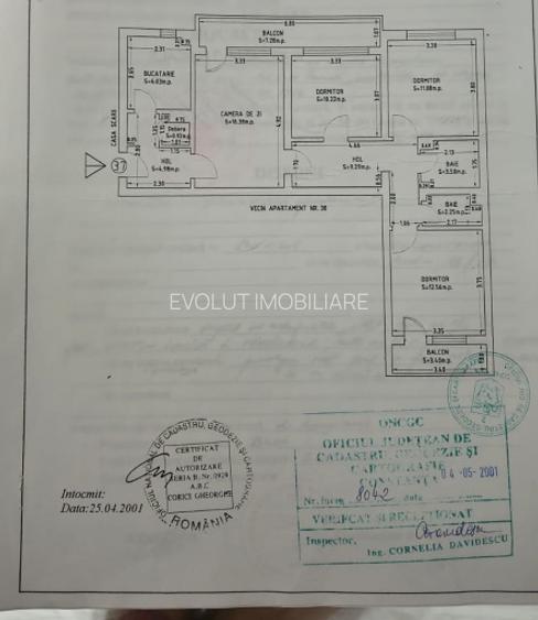 Apartament 4 camere decomandat | Zona City Park Mall | 2 balcoane | 2 băi | - 12