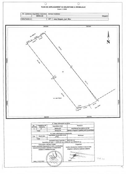 VANZARE TEREN, ILFOV, OTOPENI, DNCB, ST 38.554 MP - 2