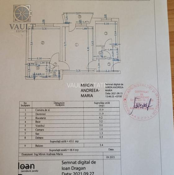 Apartament 2 camere-Parc Drumul Taberei-Bloc tip F - 5