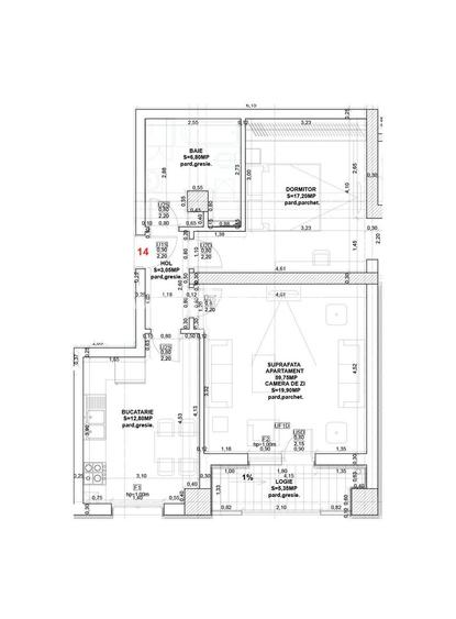 Apartament 2 camere Sibiu - imobil NOU - 1