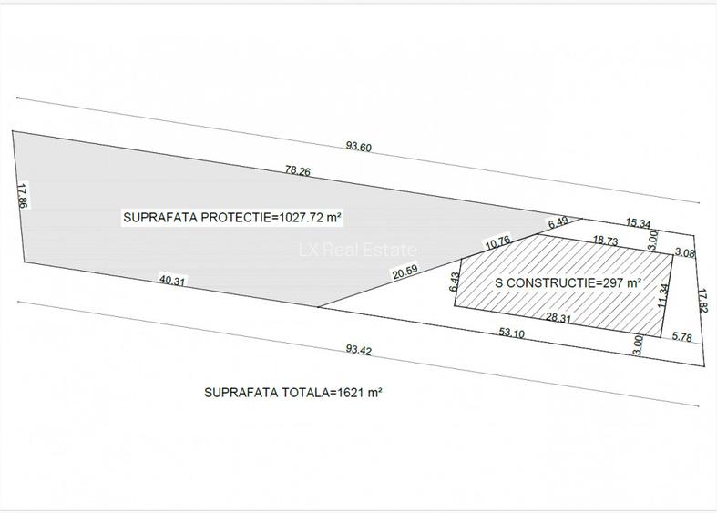 Teren de 1621 mp aproape de A0 – Ideal locuinta sau constructii comerciale - 2