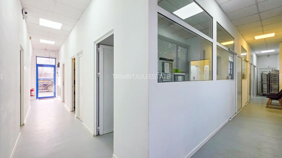 Spațiu industrial–afacere catering la cheie, teren&hală 750 mp S+P+1E - 20