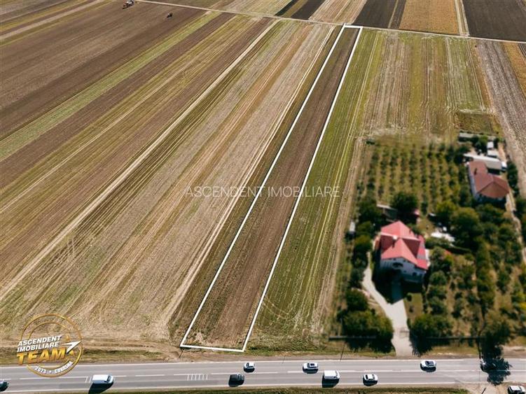 FILM! Teren intravilan 7.500 mp, deschidere dubla, DN11 (E574), Cernat, Covasna - 4