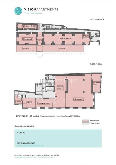 Inchiriere spatiu comercial de lux pt  birouri/showroom Calea Victoriei 38-40 - 2