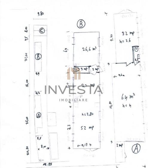 Inchiriere 2 cladiri comerciale, 943 mp teren - 1