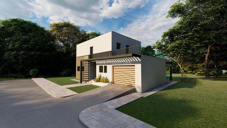 VILA EXCLUSIVA IN COMPLEX REZIDENTIAL CU DESCHIDERE LA LACUL SNAGOV, PONTON - 5