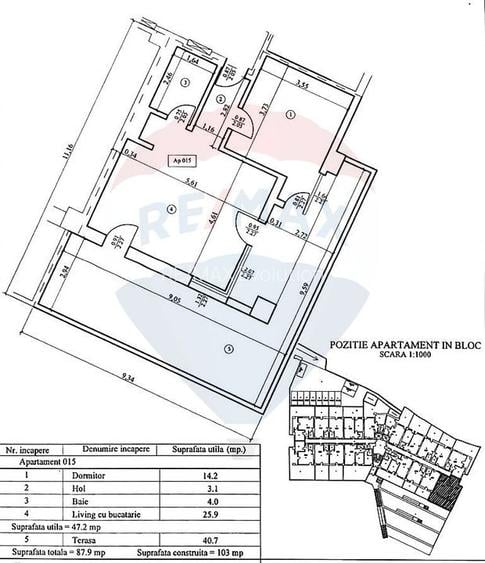 Apartament in Sinaia 2 camere cu terasă de 40,7 mp – Green Future - 21