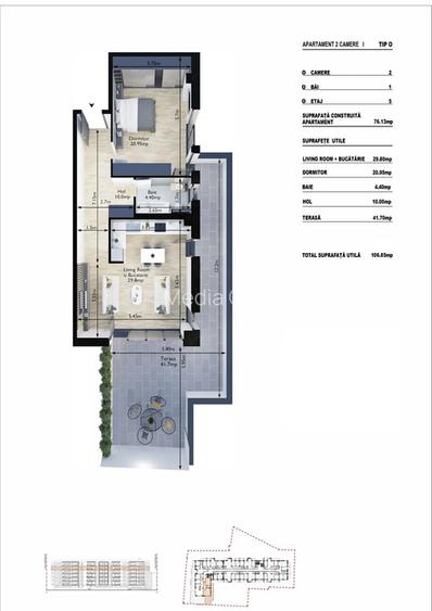 Apartament 2 camere - Ghica Apartments - 6