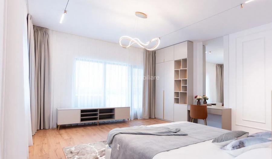 Penthouse, 253 mp, 4 camere, 3 bai, 2 parcari, terasa, centrala, ac, Tunari - 2