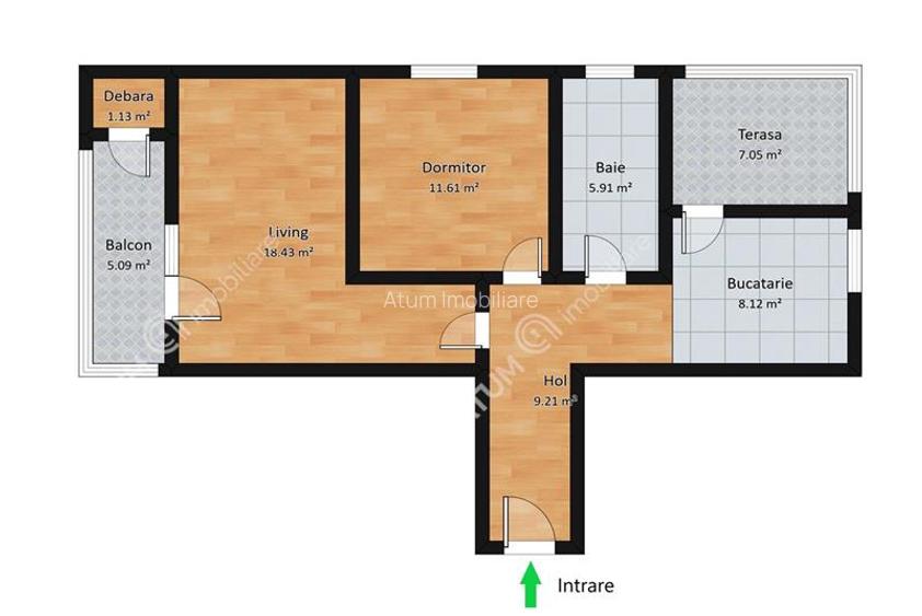 Apartament cu 2 camere terasa si loc de parcare in Selimbar din Sibiu - 7