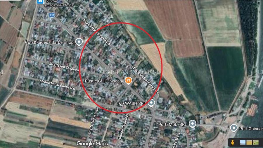 950 mp intravilan Chiscani deschidere 50m la sosea - 2