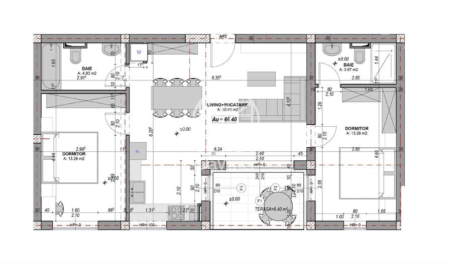Direct dezv.oltator - Ap 3 camere - la cheie, aer conditionat, etaj 1 - 3