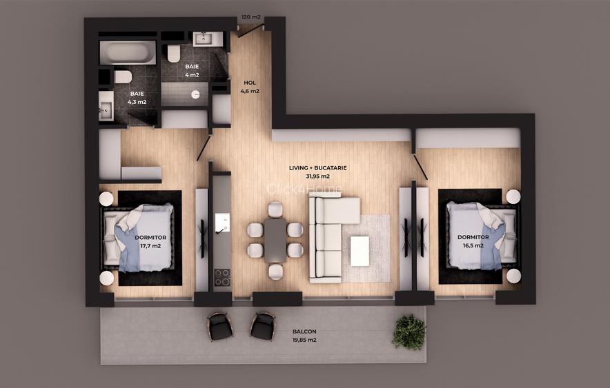 Apartament nou Residence5, lângă școlile private din zona Iancu Nicolae - 1