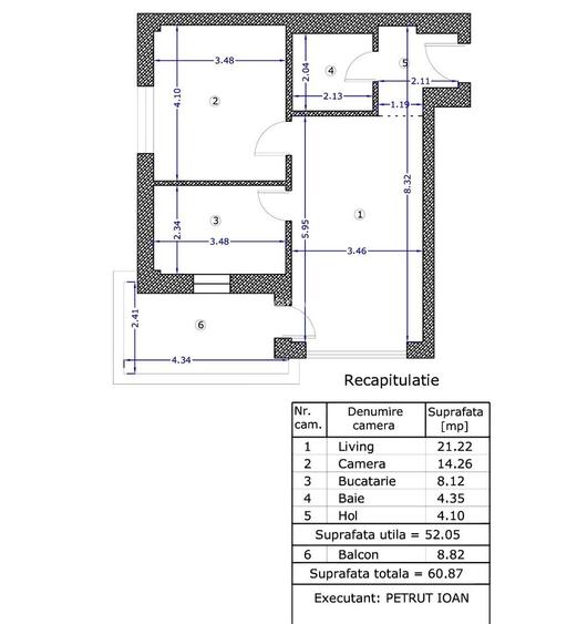 NEW! 2 Camere,  Panoramic View, City Point Faza 2, Aviatiei - 7