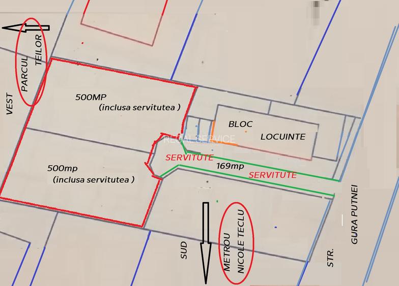 1 DECEMBRIE, GURA SIRIULUI- vanzare teren 1000mp  sau500mp - 1