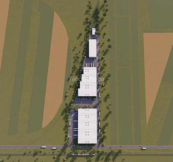  Teren industrial suprafata 36360 mp cu AC (2 hale) - Otopeni, DN1 - 5