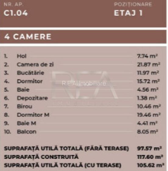 Apartament 4 camere, Ferdinand - 2