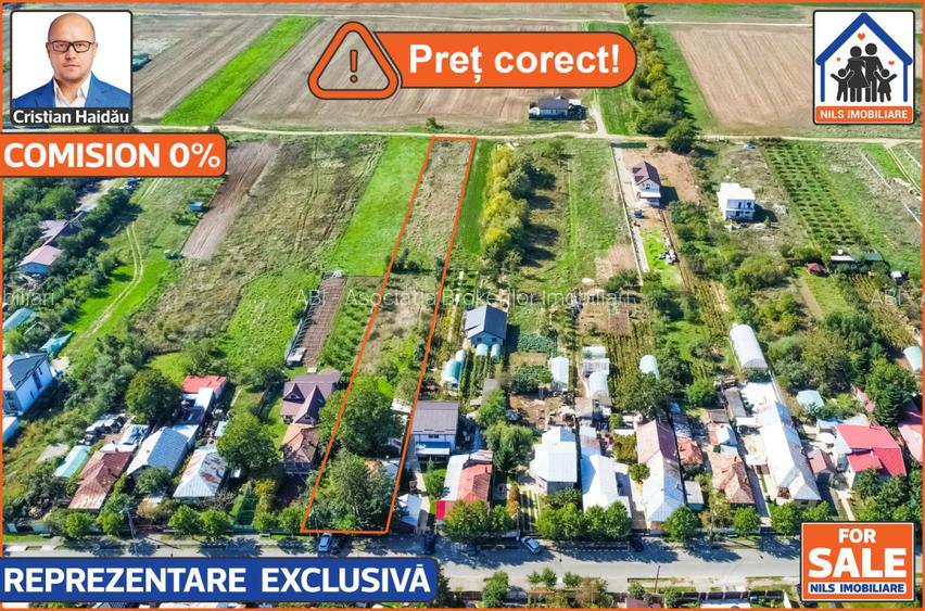 Teren intravilan | 3573mp | Toate utilitatile! | Buftea IF - 3