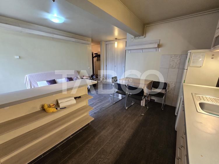 Apartament 2 camere etaj 3 mobilat utilat parcare lift Terezian Sibiu - 15